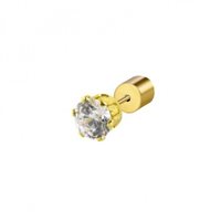 Mono orecchino Marlù in Acciaio Zircone 2OR0093G-W - 2OR0093G-W
